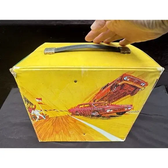 Vintage 1970’s Motorific Race Rally slot Car Carrying Case Slotless Cars